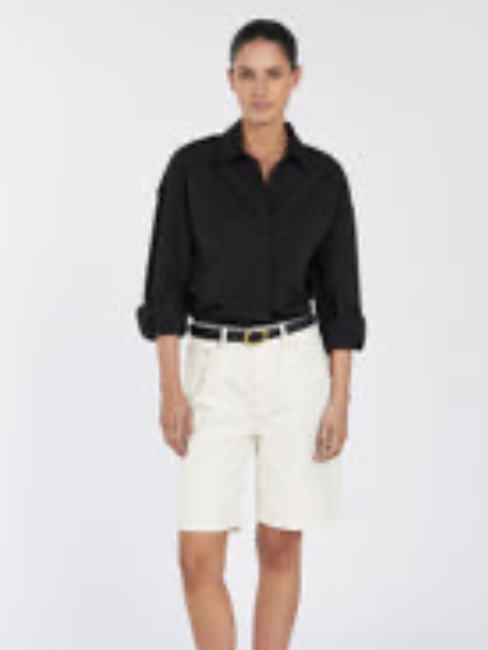 DISSH Black Button-Down Shirt